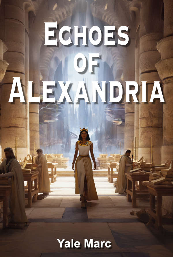 Echoes of Alexandria - book cover by Yale Marc