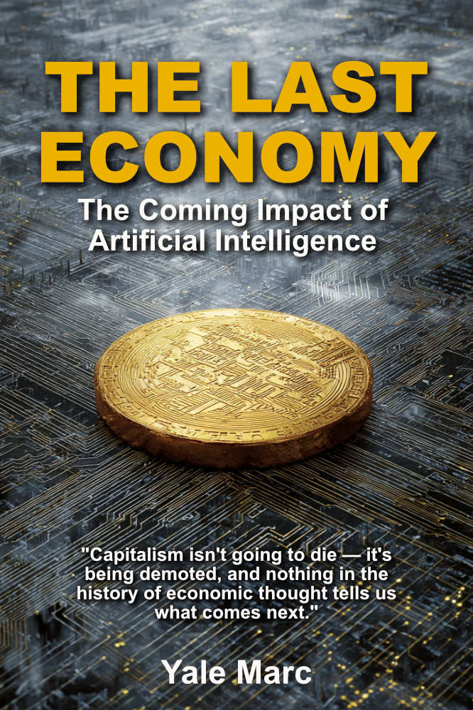 THE LAST ECONOMY: The Coming Impact of Artificial Intelligence - book cover by Yale Marc