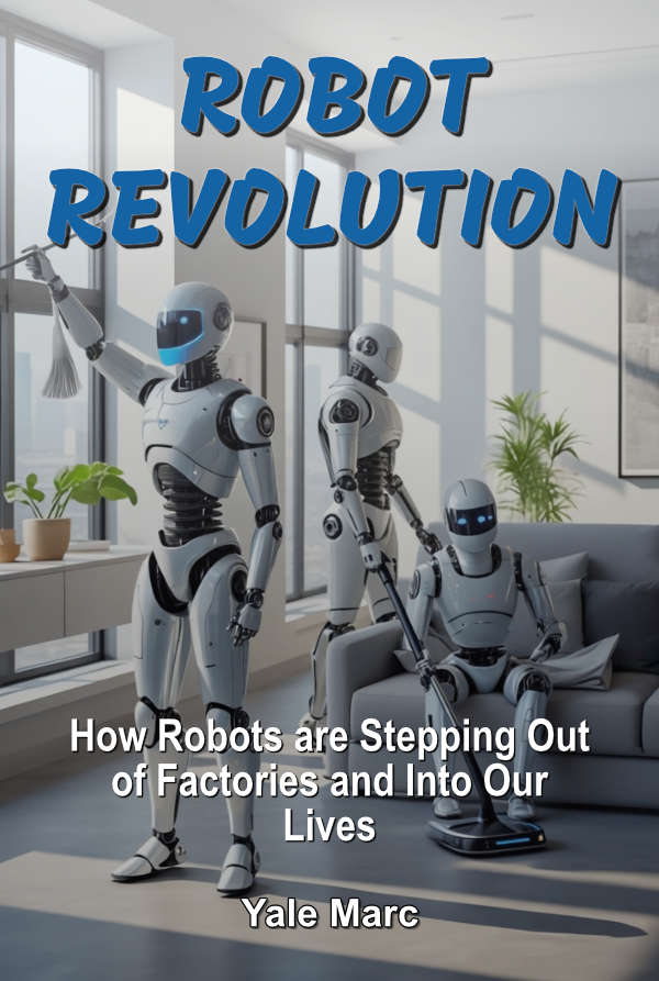 Robot Revolution - book cover by Yale Marc